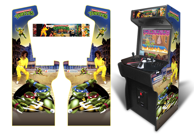 Illustration for article titled The Arcade Flyer For The Classic TMNT Arcade Game